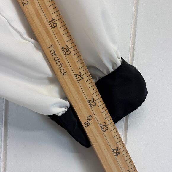 Vintage Jordan Womens‎ Asymmetrical Chic Blouse Size 6 Sophisticated 80s 90s - Picture 6 of 7